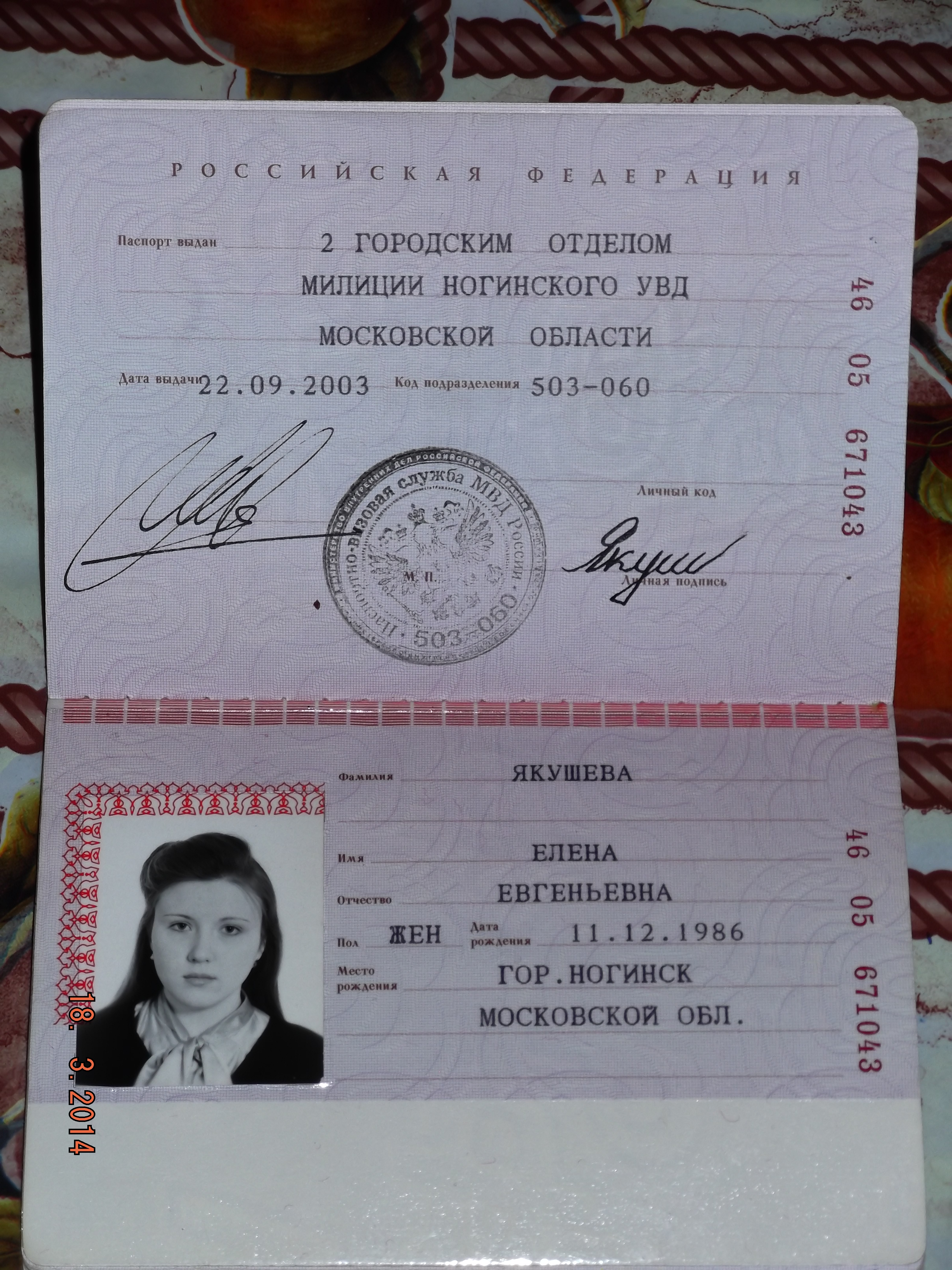 фото паспорта питер